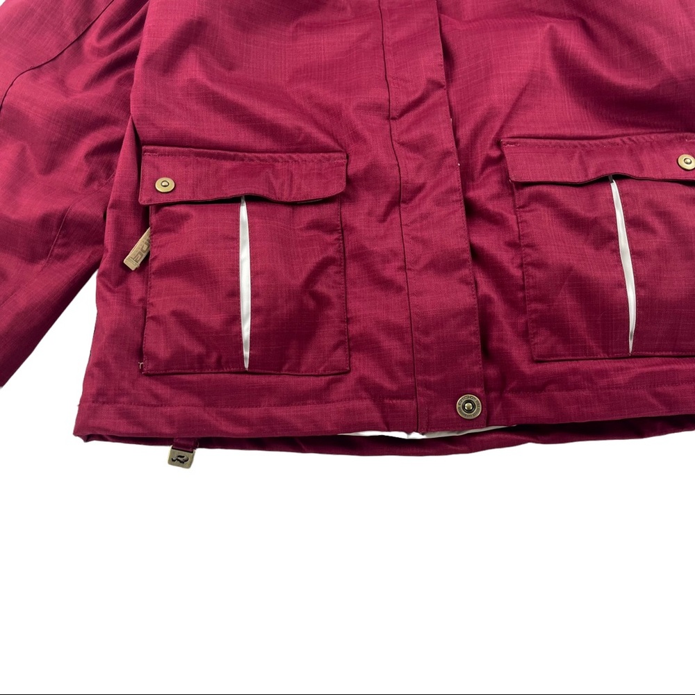 Ride Snowboards Cell Five Nylon Waterproof Teflon Hooded Hoodie Snow Jacket Top - Picture 4 of 11
